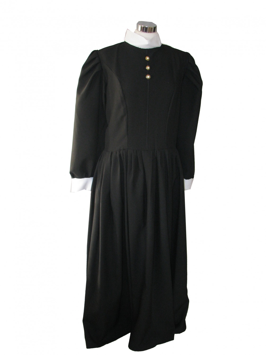 Ladies Victorian Maid Fancy Dress Costume Size 10 - 12 Image